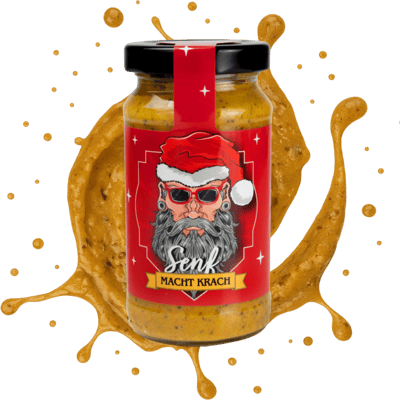 Knackiger Weihnachtssenf "Macht Krach"