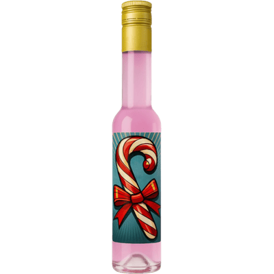 Deheck Zuckerstangen Likör mit Candy Canes Retro Motiv