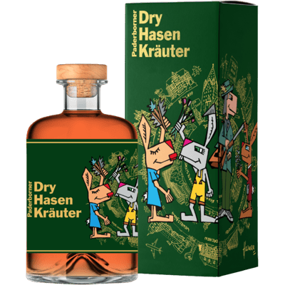 Dry Hasen herbal liqueur by Herman Reichold