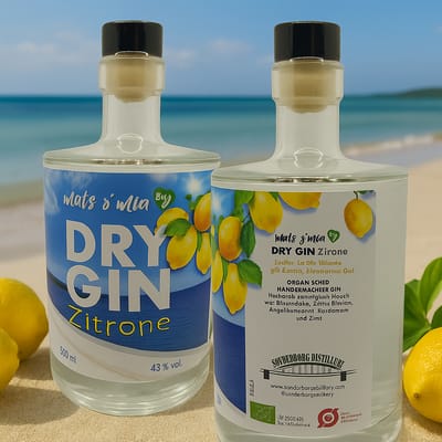 Mats O' Mia Dry Gin Lemon