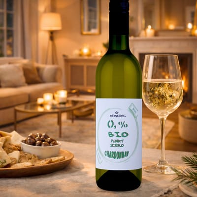 Weinkönig BIO Punkt Zero Chardonnay - non-alcoholic white wine alternative
