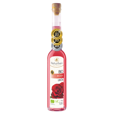 NatuRhein organic rose petal liqueur