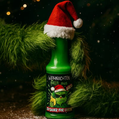Sour apple liqueur "Christmas is canceled"