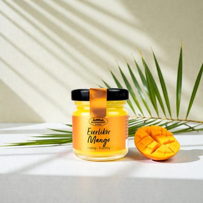 Eierlikör Mango Mini Glas