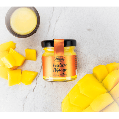 Altenburger Eierlikör Mango Mini Glas