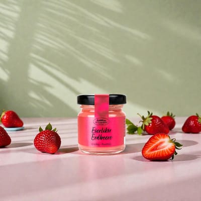 Eierlikör Erdbeere Mini Glas