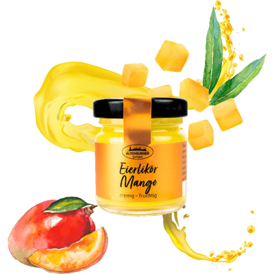 Eierlikör Mango Mini Glas