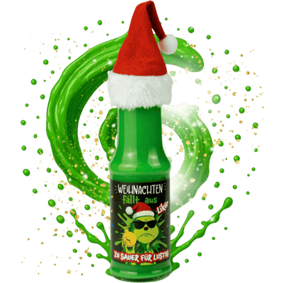 Sour apple liqueur "Christmas is canceled"