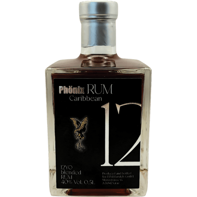 Phoenix Rum Caribbean 12YO - Black Design