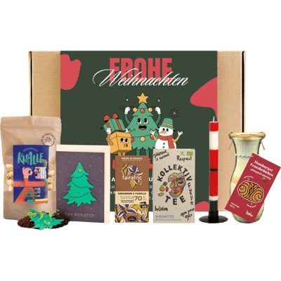Geschenkset Frohe Weihnachten (7 nachhaltige Produkte aus Deutschland)