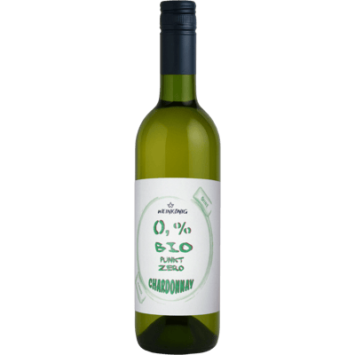 Weinkönig BIO Punkt Zero Chardonnay - non-alcoholic white wine alternative