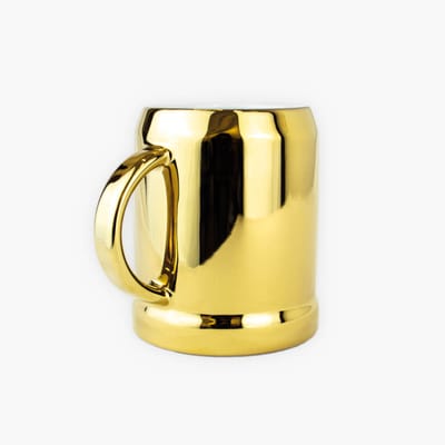 LOGOKrug Kaffeekrügerl Schatzsucher Gold