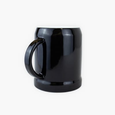 LOGOKrug Kaffeekrügerl Nachtschwärmer Schwarz