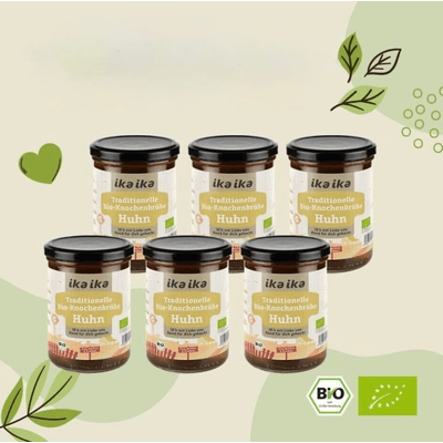 6x Bio-Knochenbrühe Huhn / Bone Broth nach TCM