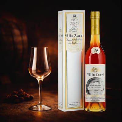 Villa Zarri Brandy 20yo Marsala Florio finish 2004