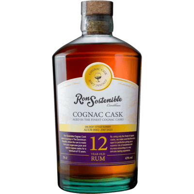 Ron Sostenible 12 YO Cognac Cask - Dark Rum