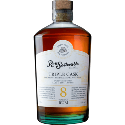Ron Sostenible Triple Cask Rum - Dark Rum