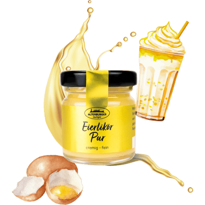 Egg liqueur pure mini glass