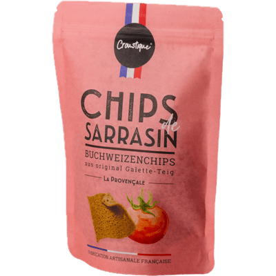 Chips de Sarrasin - La Provençale - Buchweizen-Crêpe Chips mit Tomate & Kräuter der Provence