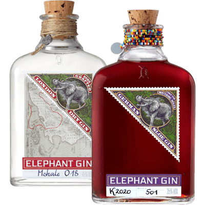 Elephant Gin Heritage Duo Bundle (1x London Dry Gin + 1x Sloe Gin)