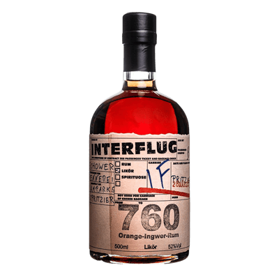 Interflug 760 - Rum liqueur with orange and ginger