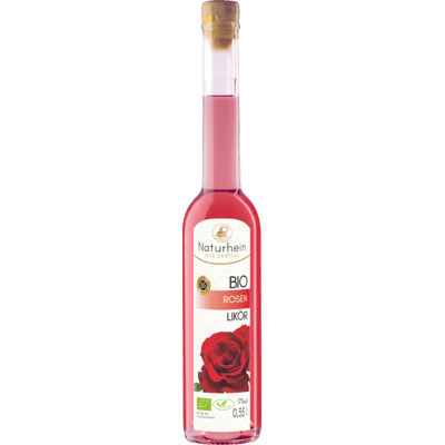 NatuRhein organic rose petal liqueur