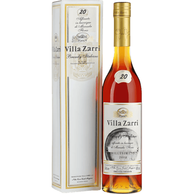 Villa Zarri Brandy 20yo Marsala Florio finish 2004