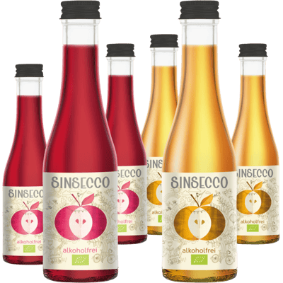 Non-alcoholic SinSecco 0.2l package 5+1 - non-alcoholic sparkling wine alternatives