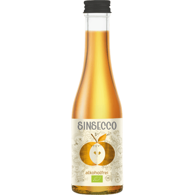 Wiesenkiez Organic SinSecco non-alcoholic white 200ml - non-alcoholic sparkling wine alternative