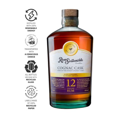 Ron Sostenible 12 YO Cognac Cask - Dark Rum