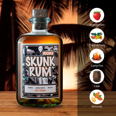 SKUNK RUM HOODED - dark rum