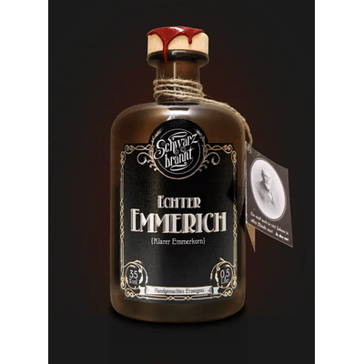 Schwarzbrannt Echter Emmerich 500ml - Bio Emmer-Spirituose