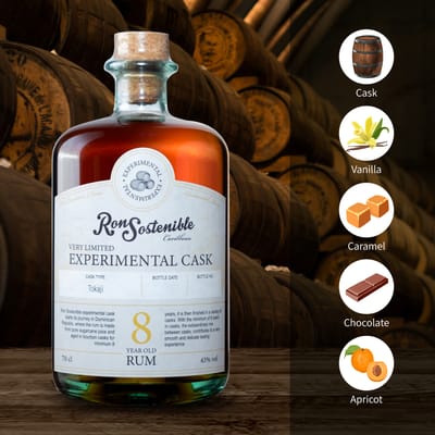 Ron Sostenible Experimental Cask Tokaji 8yo - Dark Rum