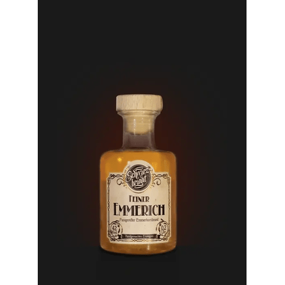 Schwarzbrannt Feiner Emmerich 200ml - Bio Emmer-Spirituose