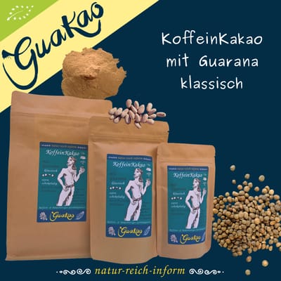 GuaKao - Bio KoffeinKakao mit Guarana klassisch