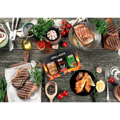Geschenkset Grill Kiste