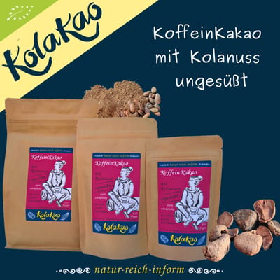 KolaKao - Bio KoffeinKakao mit Kolanuss ungesüßt