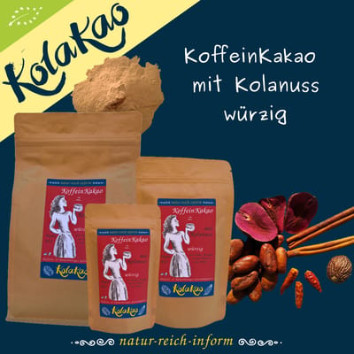 KolaKao - Bio KoffeinKakao mit Kolanuss - würzig