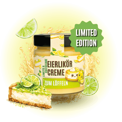 Altenburger eggnog cream for spooning lime cheesecake