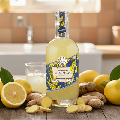 Leipziger Ingwer-Limoncello – Zitronenlikör mit Ingwer