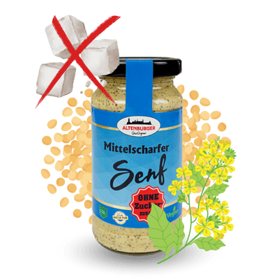 Mittelscharfer Senf Ohne Zuckerzusatz
