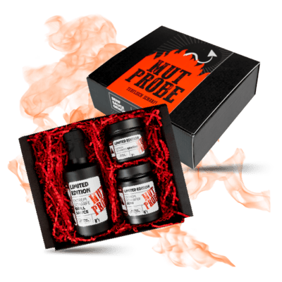 Altenburger Mutprobe Box (1x Scharfe Grill-Sauce + 1x Scharfer Senf + 1x Scharfes Gewürz)