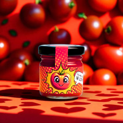 Tomaten Ketchup Mini Glas