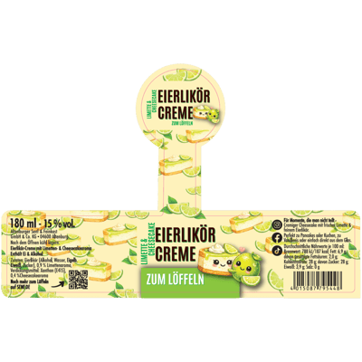 Altenburger Eierlikörcreme zum Löffeln Limette-Cheesecake