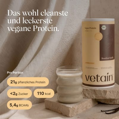 Vetain veganes Proteinpulver Vanille