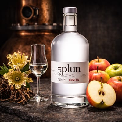 About Plun Enzian - Gentian apple brandy