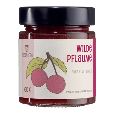 Wild plum organic fruit spread