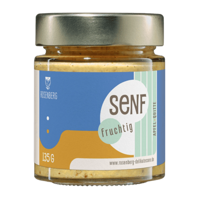 Fruity organic mustard