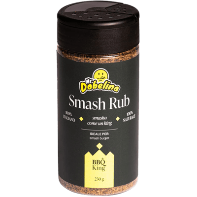Mr. Dobelina Smash Rub per hamburger con BBQ King 230g - Gewürzmix