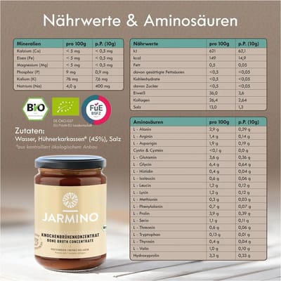 Jarmino Knochenbrühen-Konzentrat Huhn
